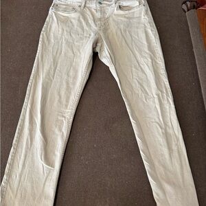 American Eagle Outfitters Men's Light Tan Straight Jeans